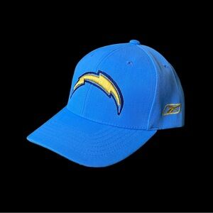 2000s Reebok NFL San Diego Chargers Adjustable Cap Hat Strap Back Powder Blue